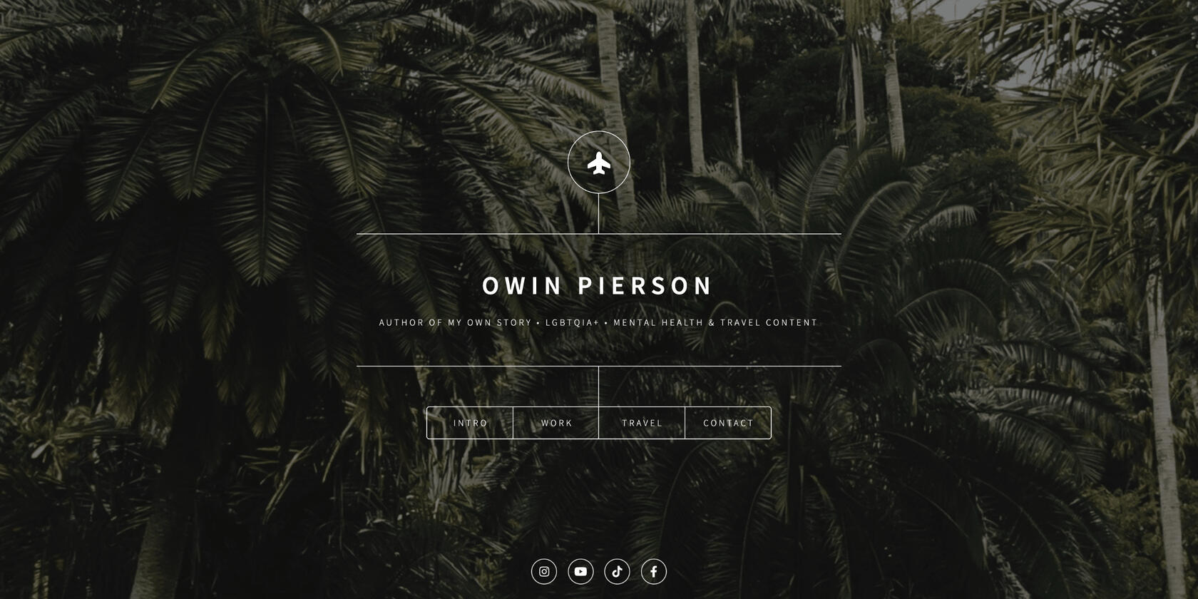 Screenshot of a Demo Website for Owin Pierson